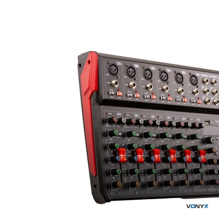 Mikser muzyczny 10-kanałowy REC BT DSP USB VM-KG10 Vonyx