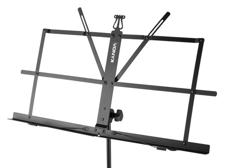 Statyw na nuty z pulpitem, klipsem i pokrowcem Vonyx