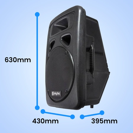 Zestaw do prezentacji: Kolumna aktywna 12'' 600W+ statyw+ mikrofon dynamiczny