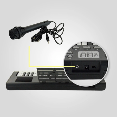 Keyboard edukacyjny dla dzieci 37 klawiszy mikrofon BD-376 BDMusic