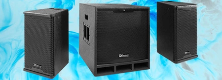 Zestaw nagłośnieniowy ComboSet 1800W subwoofer 18''18'' 2x kolumna 10" Power Dynamics