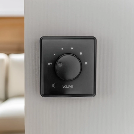 Regulator głośności 10W/100V - ARG1 czarny Audioport