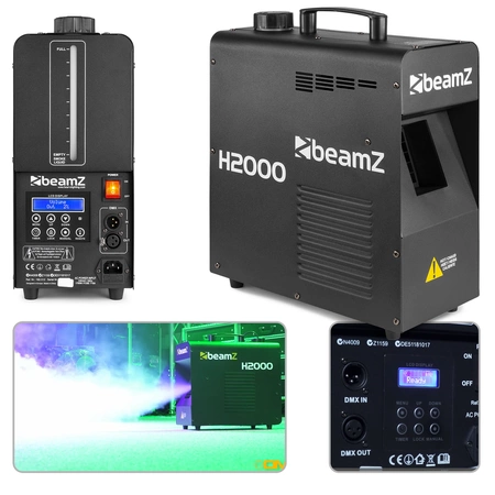 Zestaw: Wytwornica dymu HAZER 1700W H2000+ płyn do dymu 1L