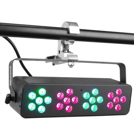 Efekt dyskotekowy DJ Bank 244 LED RGBW  pilot Beamz