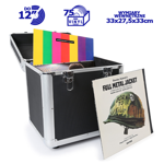 Walizka na płyty winylowe RC100 czarna Power Dynamics