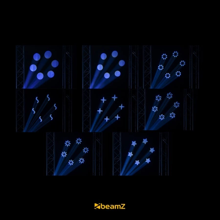 Zestaw: 2x Głowa ruchoma Cobra 100H z pryzmatem 100W Beamz+ dedykowane case