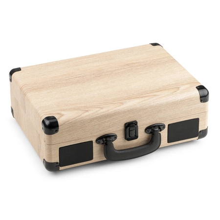 Gramofon w walizce z BT In/Out RP116LW Audizio jasne drewno