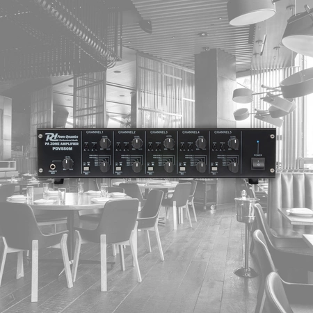 Pięciokanałowy wzmacniacz Power Dynamics PDV550M