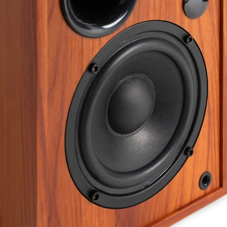 Zestaw aktywnych głośników półkowych KS02 80W BT brązowe Audizio