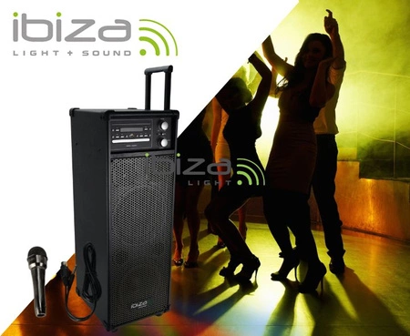 Mobilny zestaw nagłośnieniowy 400W PORT8CD-VHF