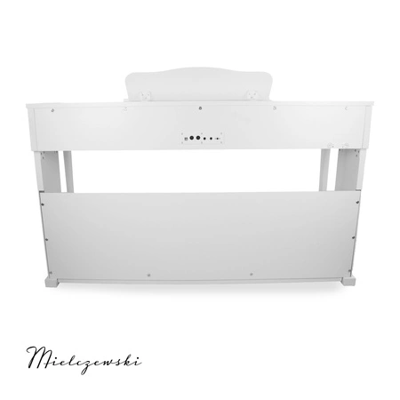 Pianino cyfrowe ze statywem 88 dynamicznych klawiszy NOCTURNO białe Mielczewski
