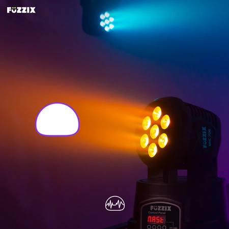Ruchoma głowa MHC706 7x6W RGBW Fuzzix
