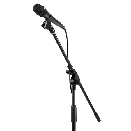 Mikrofon ze statywem, kablem i torbą