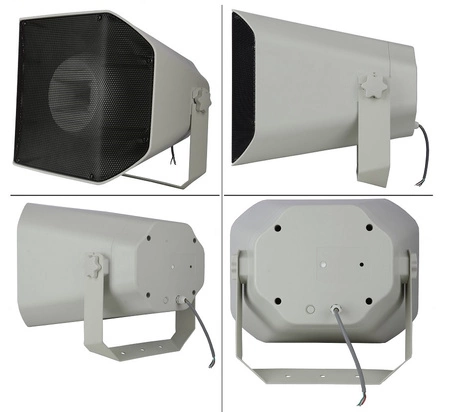 Zestaw pełnozakresowych głośników tubowych 2 x HS650 z wzmacniaczem