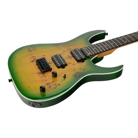 Gitara elektryczna - kompletny zestaw -Golden Guitar PSG-3 Zielony