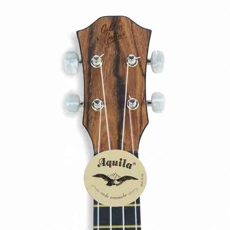 Zestaw: Ukulele sopranowe ciemne GBU10+ akcesoria Golden Guitar