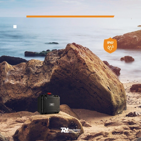 Uniwersalna walizka transportowa Power Dynamics GIGCase66R Heavy Duty - Seria R - IP67 - czarna