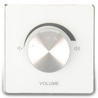 Regulator głośności 10W/100V - ARG3 srebrne szkło Audioport