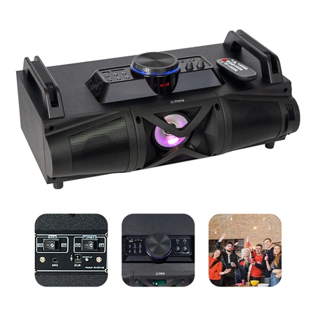 Boombox PARTY-FALCON USB SD FM Party Light& Sound