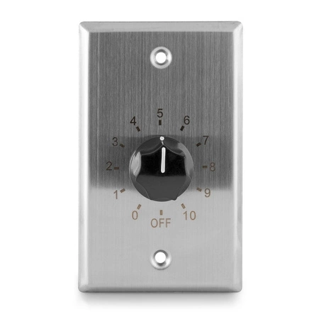 Power Dynamics PDVC100 - regulator głośności 100V ze stali nierdzewnej 100W