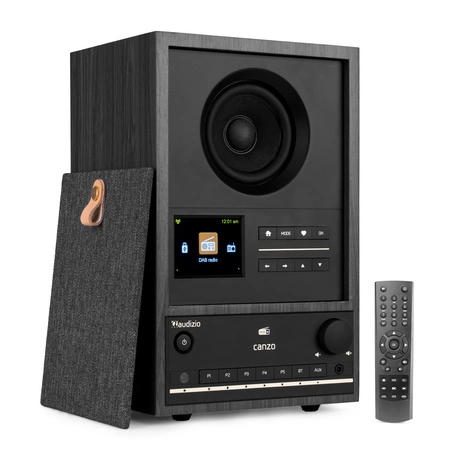 Radio internetowe DAB+/FM BT WIFI Canzo Audizio ciemnoszare
