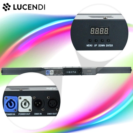 Belka oświetleniowa LED BAR LBW363 36x3W RGB LED Lucendi