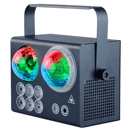 Efekt imprezowy multiefekt 4w 1 LED DMX pilot Firefog