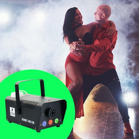 Wytwornica dymu z efektem LED 400W Hornet 400LED 2 piloty Firefog