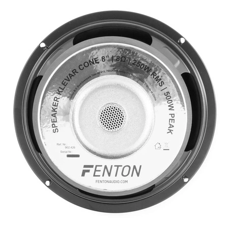 Głośnik niskotonowy Kevlar 8'' 500W 8 Ohm WK20 Fenton
