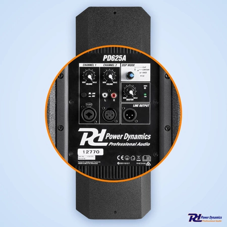 Kolumna aktywna 2x 15'' 800W Power Dynamics PD625A