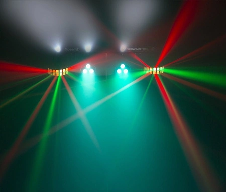 Zestaw oświetleniowy LED 2x Derby 2x Par Stroboskop BeamZ SHOWBAR