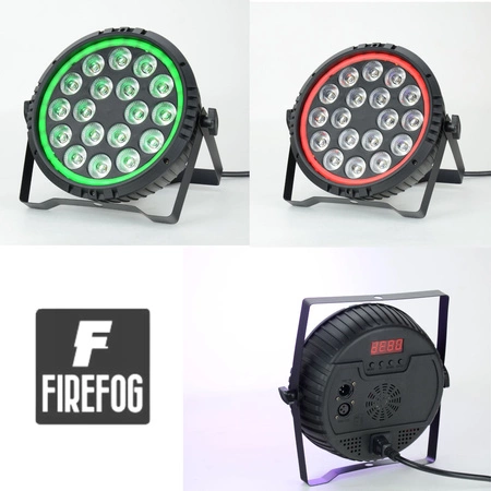 Reflektor Lumitec 180RL 18×10W RGBWA UV+ ring LED Firefog