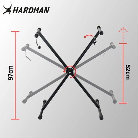 Statyw pod keyboard 52-97cm HR-KS2 Hardman