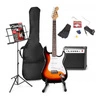 Zestaw: Gitara elektryczna Gigkit Max sunburst+ wzmacniacz +statyw +pulpit na nuty +akcesoria