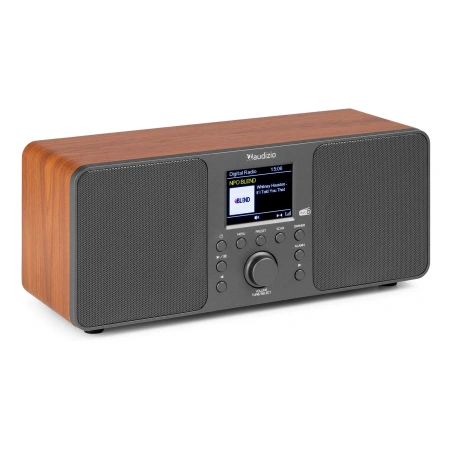 Radio stereo Genua Genua DAB+ w kolorze ciemnoszarym