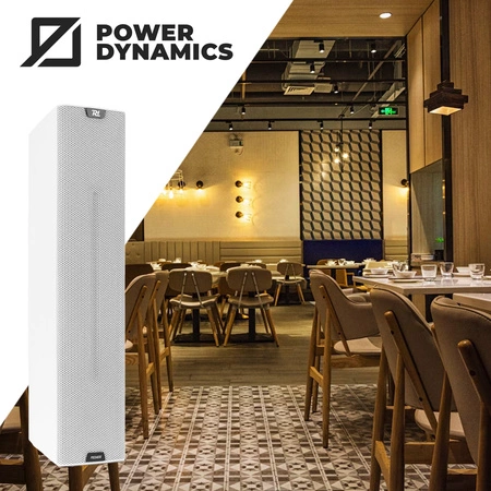 Głośnik kolumnowy 100V Power Dynamics biały