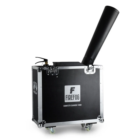 Zestaw: Wyrzutnia konfetti na CO2 CANNON 1000+ case Firefog+ konfetti wielokolorowe 3x5kg