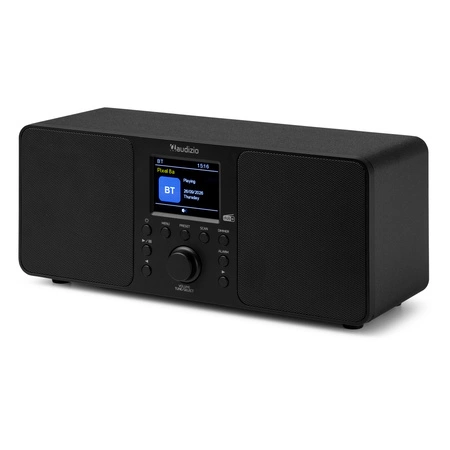 Radio cyfrowe Genua DAB+ FM stereo Audizio czarne