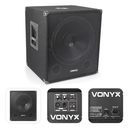 Subwoofer aktywny 15'' 600W Vonyx SWA15