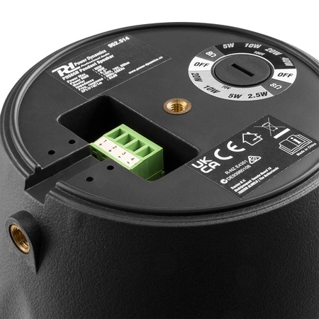 Głośnik wiszący 100V 6,5” czarny PDS65B Power dynamics