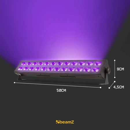 Belka listwa Ultrafiolet BUV2123 2x12 diod LED Beamz