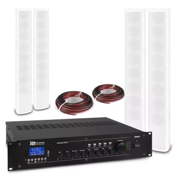 System wewnętrznych głośników 4 x ICS8 40W 100V z wzmacniaczem