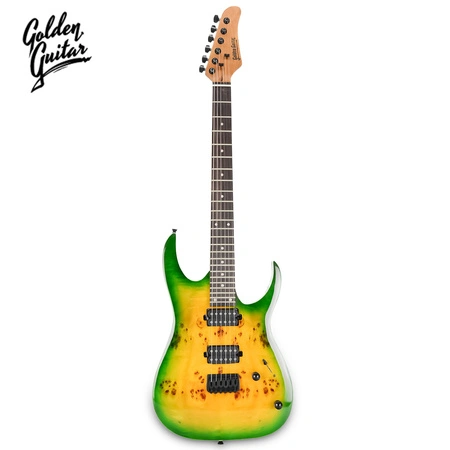 Gitara elektryczna superstrat -Golden Guitar Strat2 zielony