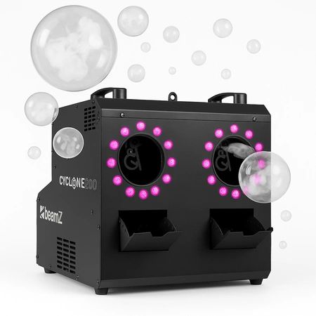 Wytwornica dymu i baniek z diodami RGBW Cyclone200 Beamz