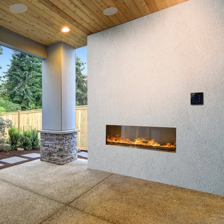 Wzmacniacz audio Powerline A100B do montażu ściennego BT czarny