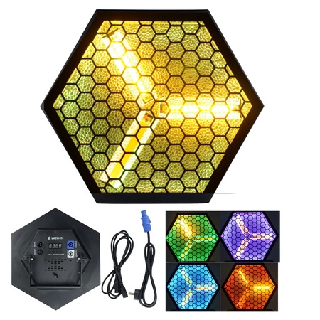 Zestaw: 4x Reflektor retro H1 RGB+W LED DMX + case transportowe