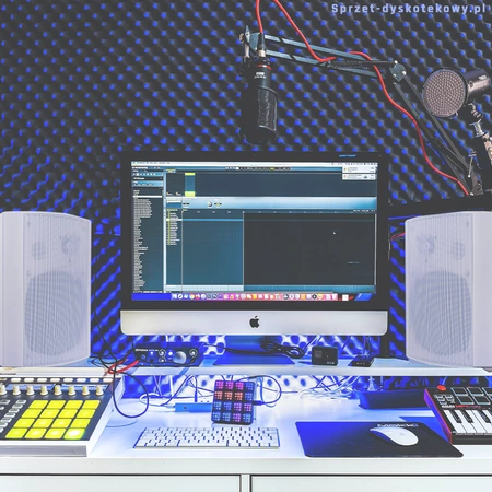 Kompletny nagłośnieniowy zestaw multimedialny 100W BT 2szt DS50AW biały Power Dynamics