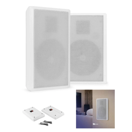 Zestaw płaskich głośników ściennych 5,25” 100V WSF30W Power Dynamics