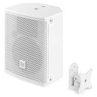 Zestaw: Kolumna pasywna 5" biała+ uchwyt ścienny obracany