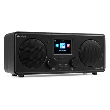 Radio internetowe Foza WiFi Stereo z DAB+ czarne Audizio